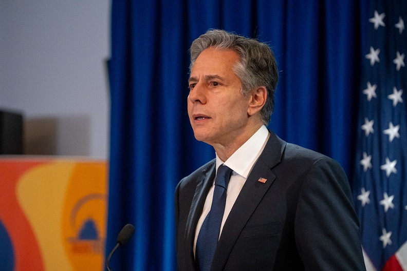 Blinken oo baaq u diray Iran.jpg